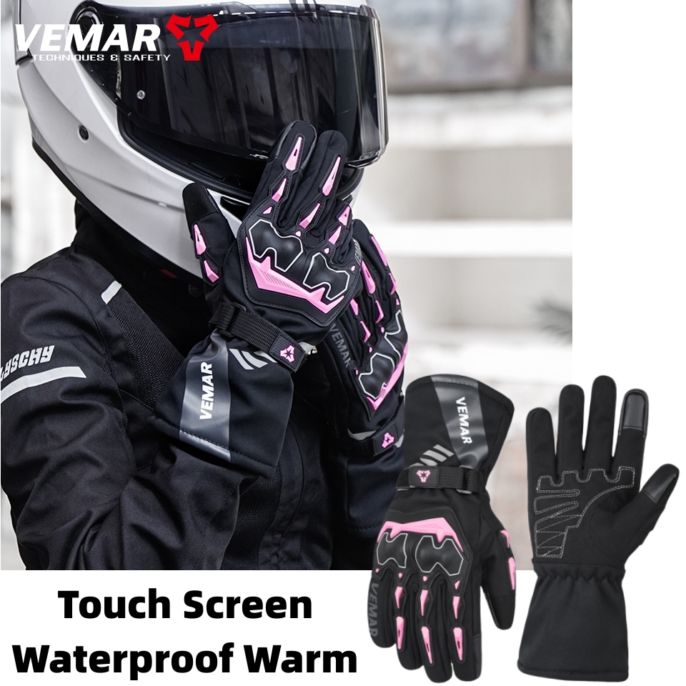 Winter Glove Insulated - VE-01 Waterproof Winter Motorcycle Gloves for