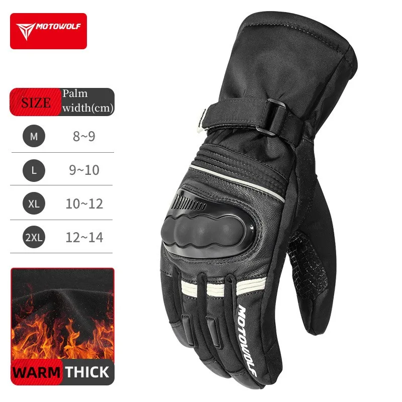 Motowolf Winter Motorcycle Glo - Ski Glove Waterproof avis et prix