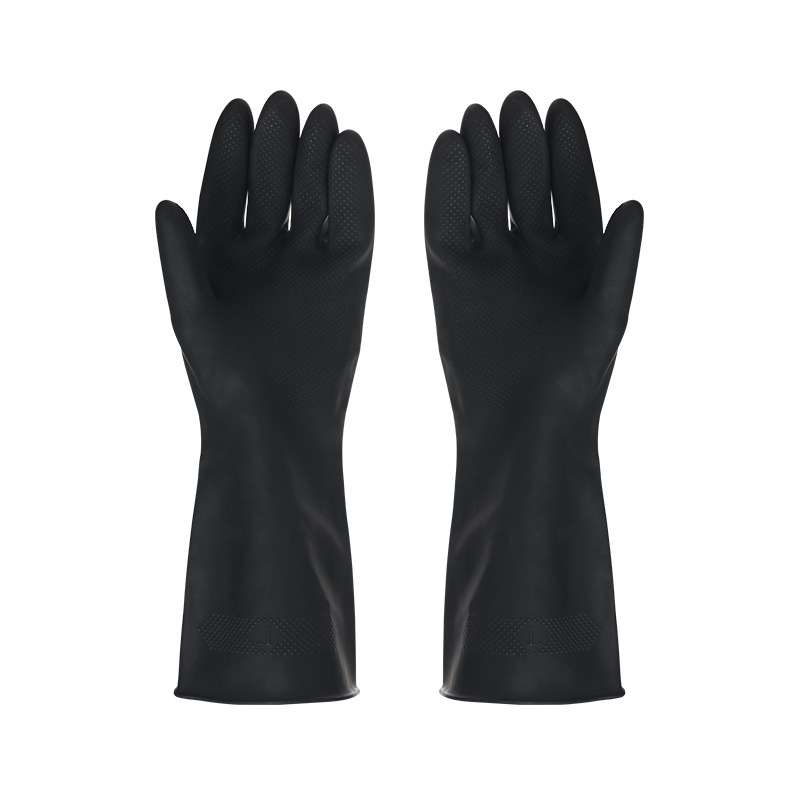 1 Pair Black Gloves Home Washi - Dish Glove Rubber avis et prix