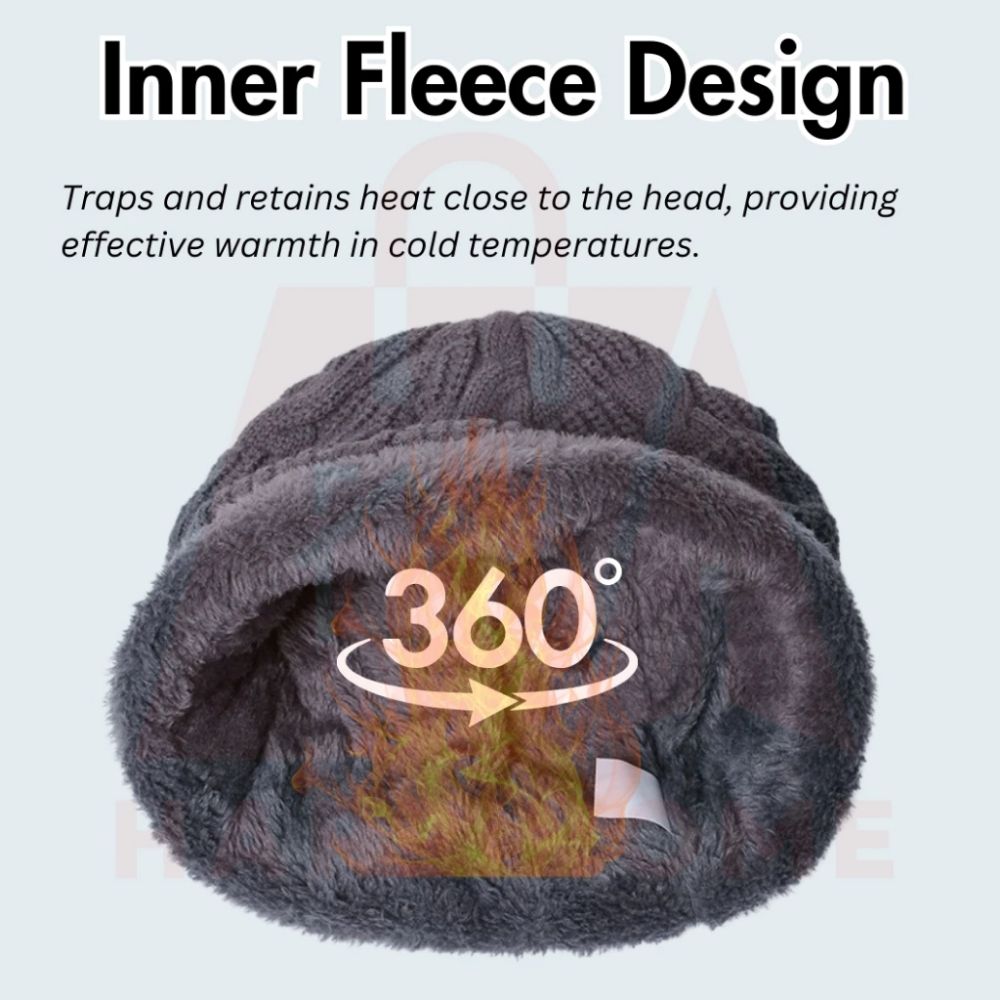 3pcs Hiking Solid Color Hat Sc - Wool Glove Lined avis et prix