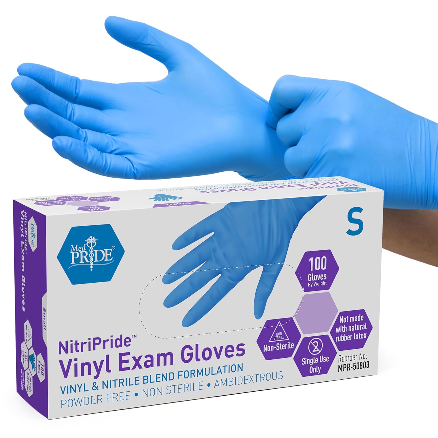 Nitrile/Vinyl Blend Exam Glove - Exam Glove Nitrile avis et prix