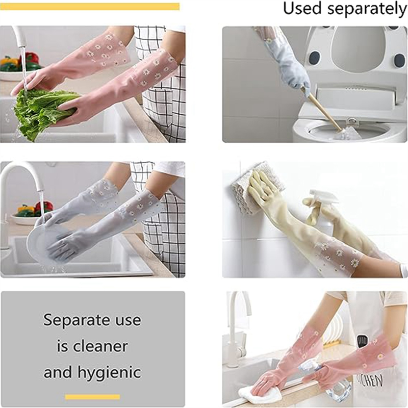 Dishwashing Cleaning Gloves 3  - Rubber Glove Cleaning avis et prix