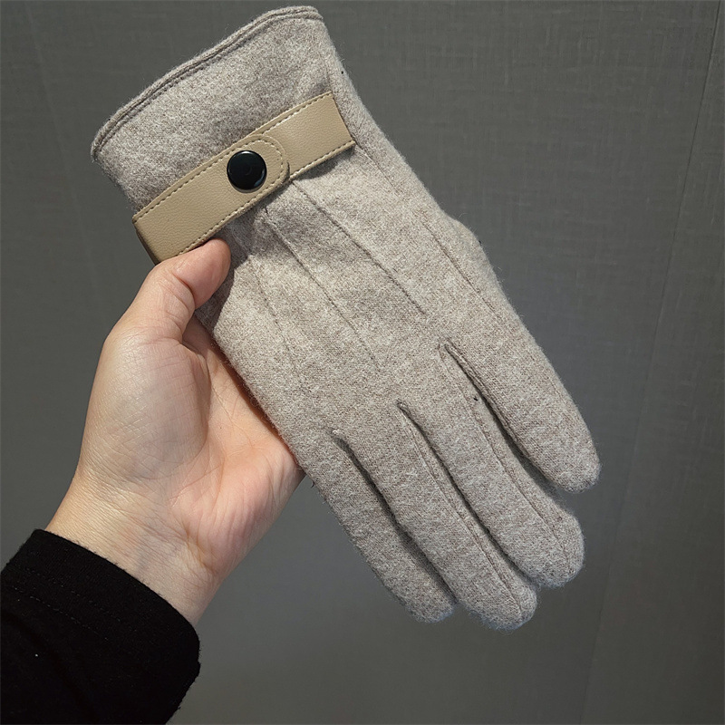 Gloves Men Wool Fleece Lined T - Wool Glove Lined avis et prix