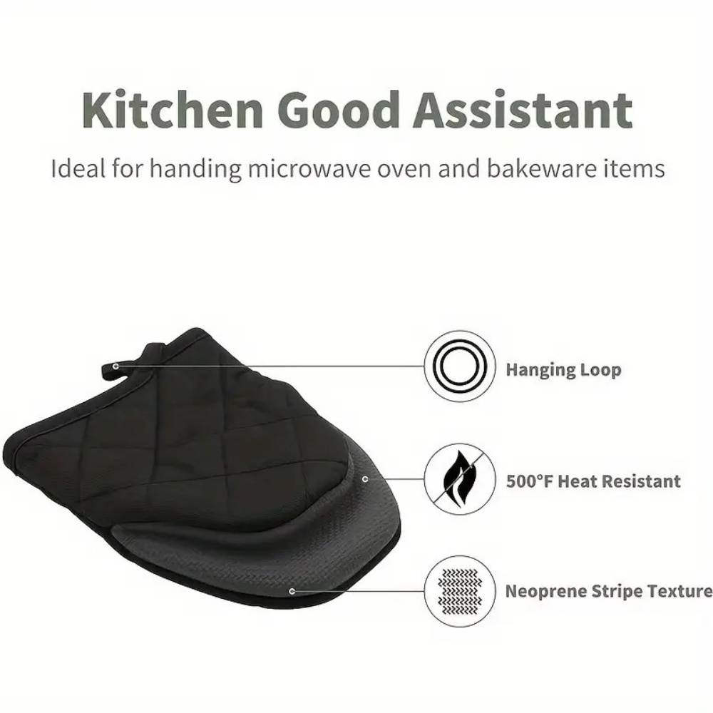 Oven Mitts 500°F Heat Resistan - Oven Mitt Silicone avis et prix