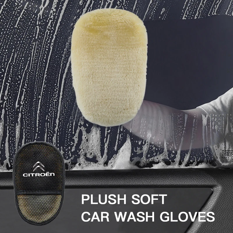 Car Sticker Car Wash Glove Woo - Rubber Glove Cleaning avis et prix
