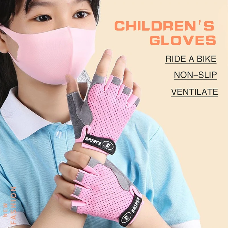 Kids Half Finger Sports Cyclin - Cycling Glove Padded avis et prix