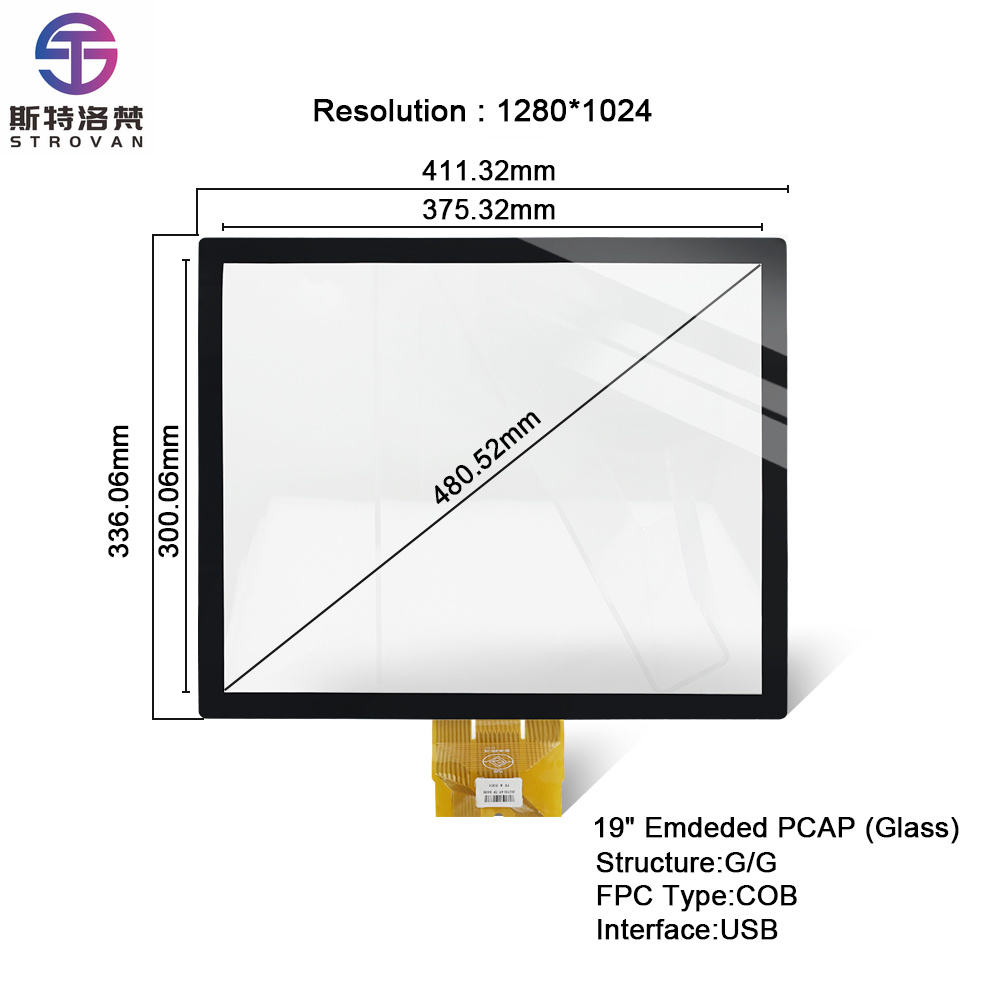 19 Inch PCAP  Screen Industria - Touchscreen Glove Capacitive avis et prix