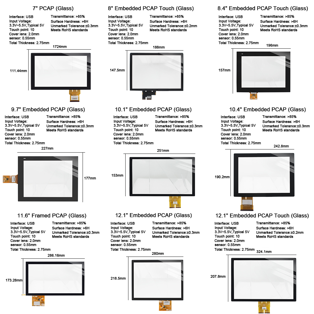 19 Inch PCAP  Screen Industria - Touchscreen Glove Capacitive avis et prix