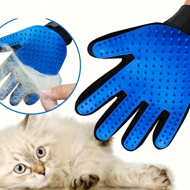 Pet Gloves Cat Grooming Gloves - Rubber Glove Cleaning avis et prix