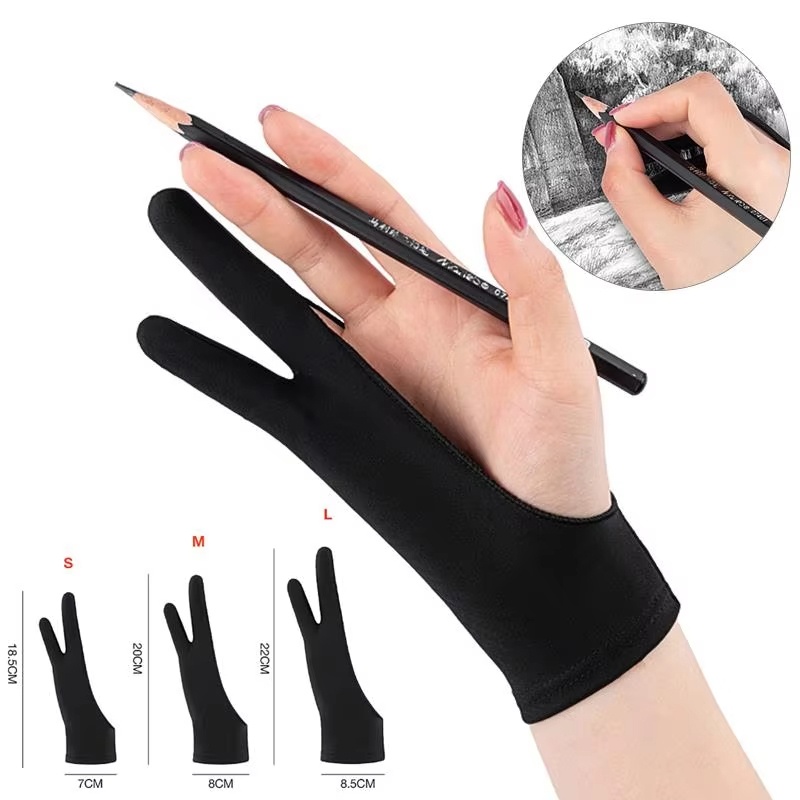 S/M/L Two-Finger Drawing Glove - Touchscreen Glove Capacitive avis et prix