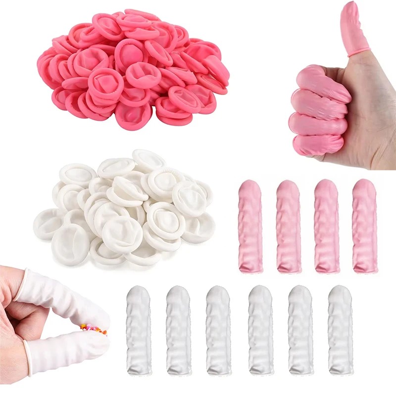 100/200PCS Disposable Finger C - Latex Disposable Glove avis et prix