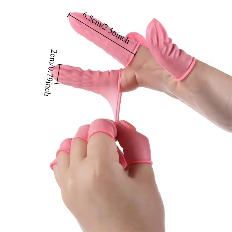 100/200PCS Disposable Finger C - Latex Disposable Glove avis et prix