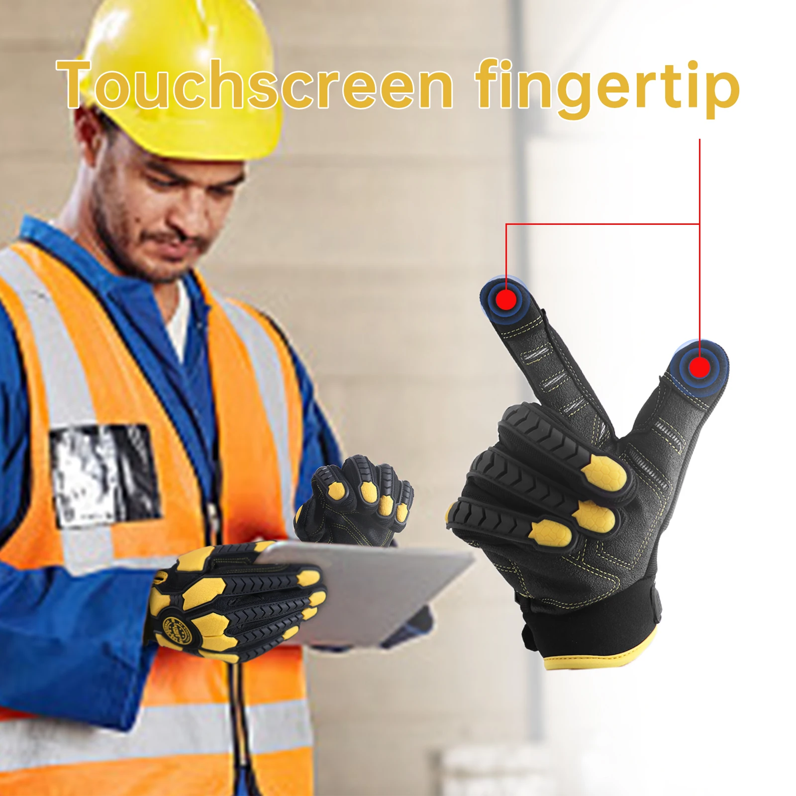 Heavy Duty Work Gloves, Cut 6  - Work Glove Impact avis et prix