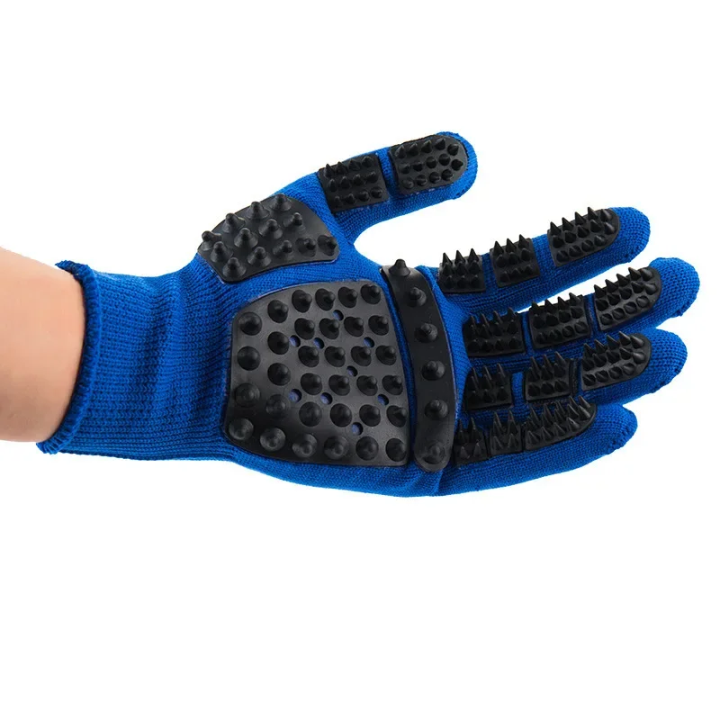 1PC Pet Hair Grooming Gloves C - Rubber Glove Cleaning avis et prix