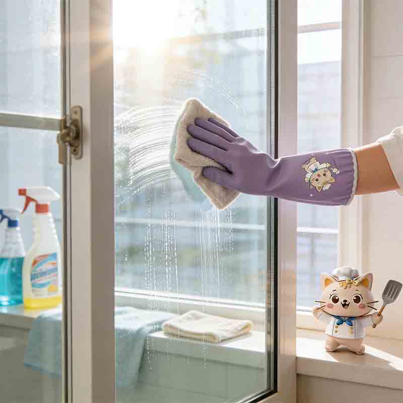 1 pair of household cleaning a - Dish Glove Rubber avis et prix