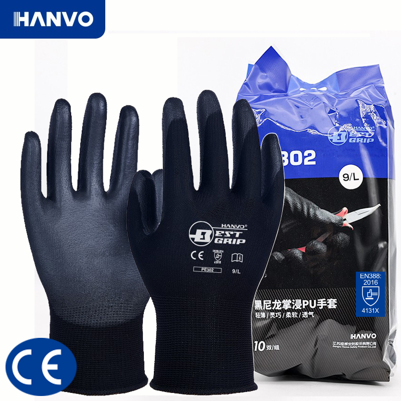 10 Pairs PU Nitrile Safety Coa - Nitrile Mechanic Glove avis et prix
