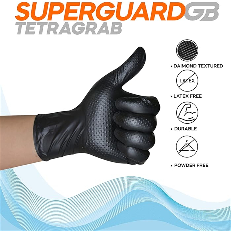 Black Nitrile Gloves Disposabl - Nitrile Mechanic Glove avis et prix