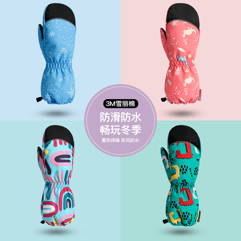 Kids Ski Gloves Winter Warm Wa - Ski Glove Waterproof avis et prix