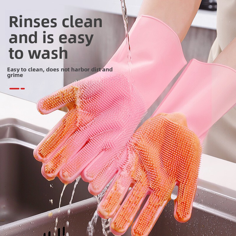 Silicone dishwashing gloves, m - Dish Glove Rubber avis et prix