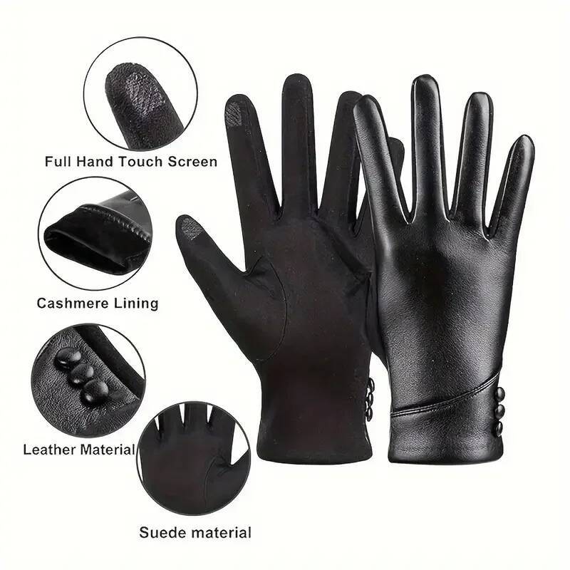Women Gloves Touch Screen Wool - Wool Glove Lined avis et prix