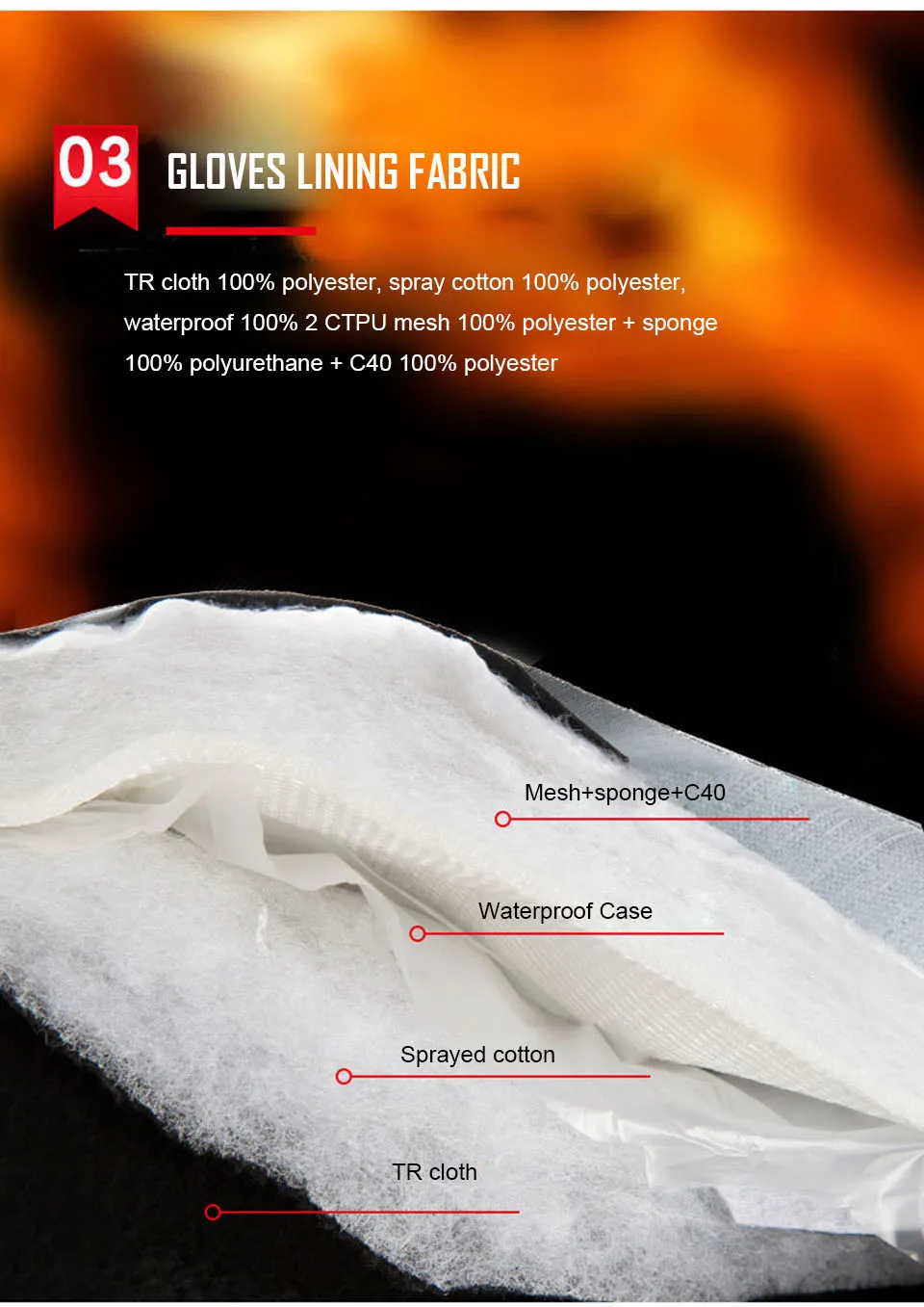 Winter Gloves 3M Cotton Heatin - Winter Glove Insulated avis et prix