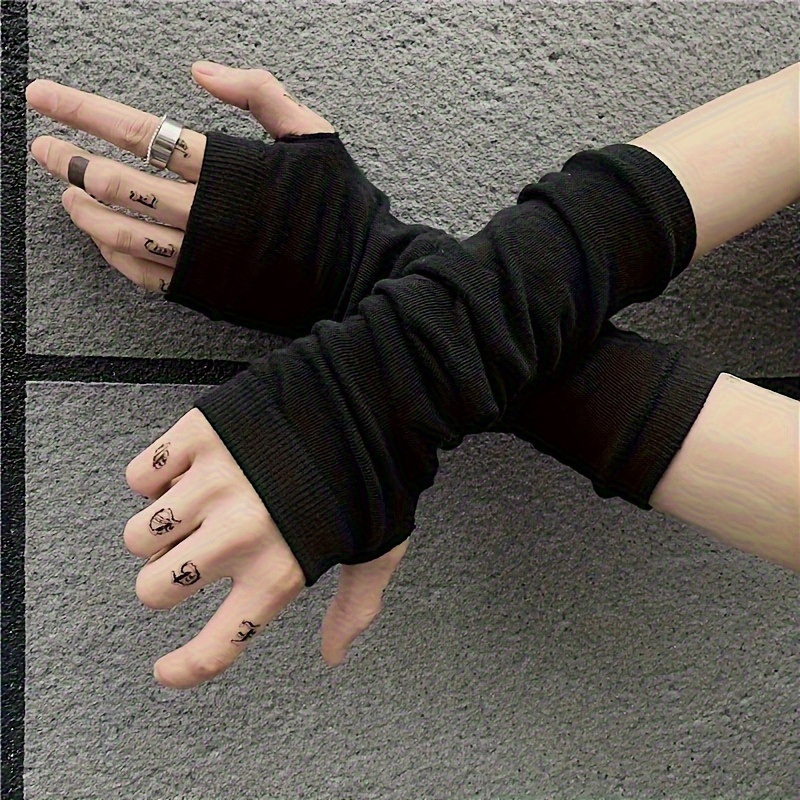 Fashion ninja arm cover, knitt - Fingerless Glove Knit avis et prix