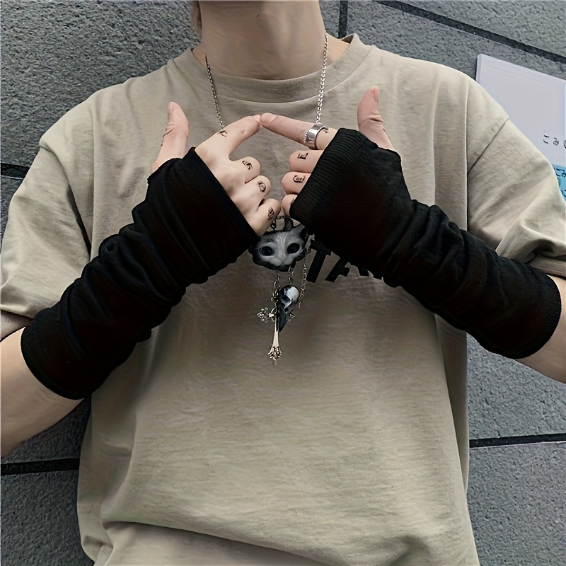 Fashion ninja arm cover, knitt - Fingerless Glove Knit avis et prix