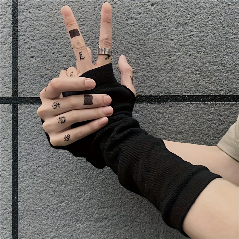 Fashion ninja arm cover, knitt - Fingerless Glove Knit avis et prix