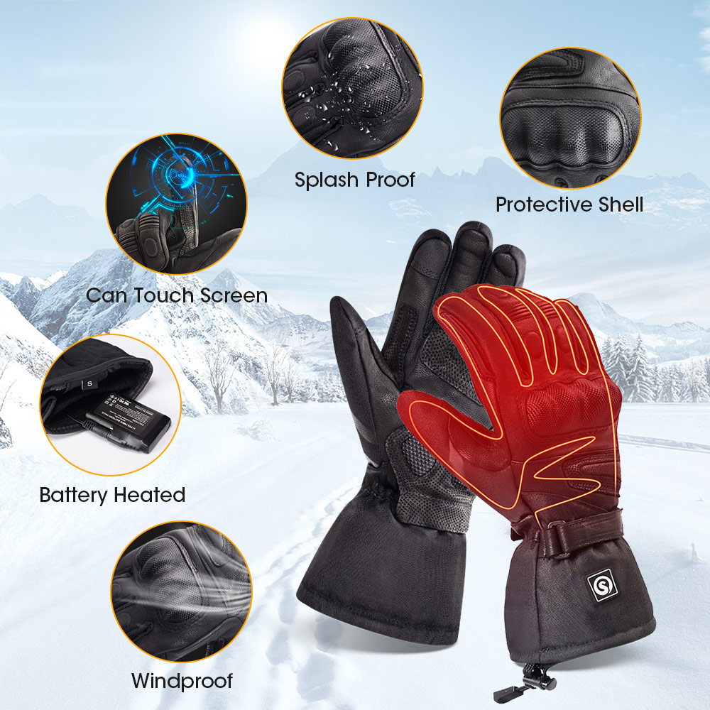 Snow Deer Winter Electric Heat - Ski Glove Waterproof avis et prix
