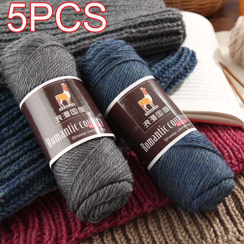 5PCS total 500g Hand knitting  - Wool Glove Lined avis et prix