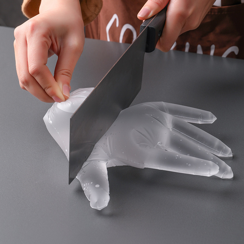 100PCS Latex Free TPE Disposab - Rubber Glove Cleaning avis et prix