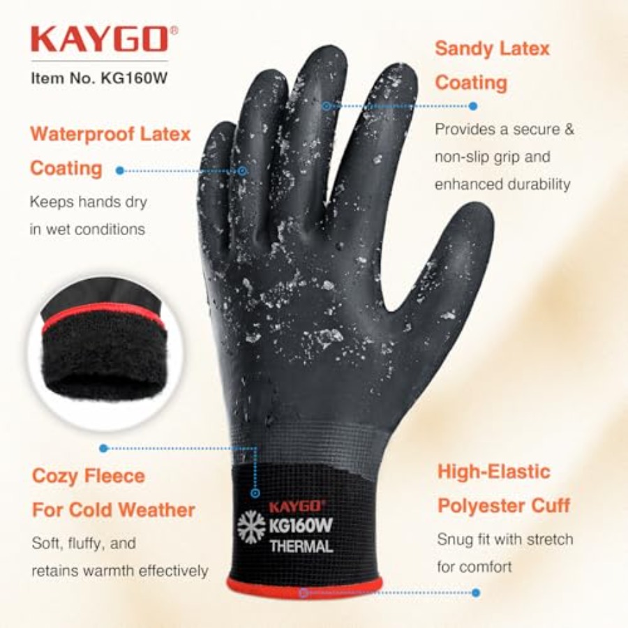 Winter Waterproof Work Gloves  - Winter Glove Insulated avis et prix