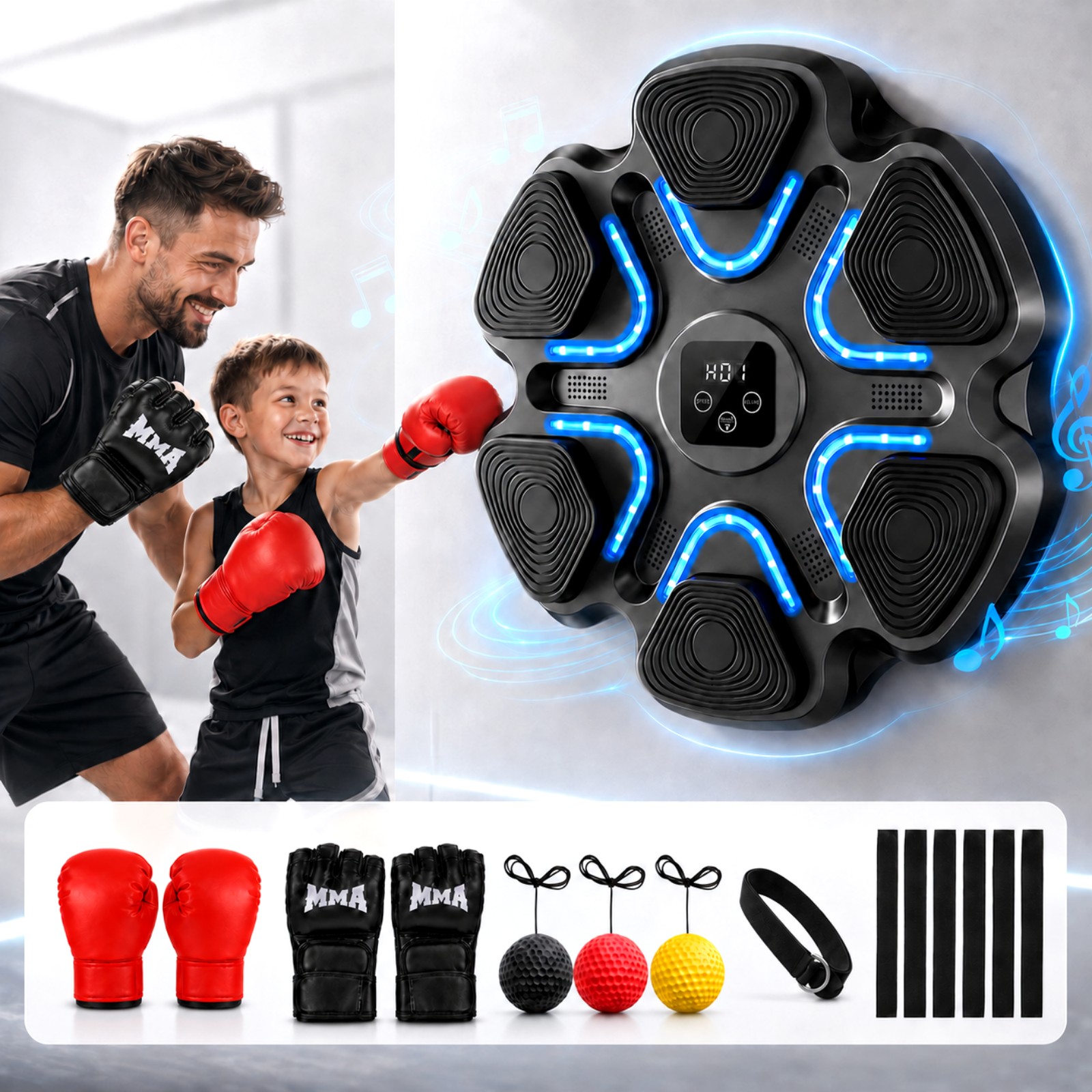 Music Boxing Machine Kids Adul - Workout Glove Gym avis et prix
