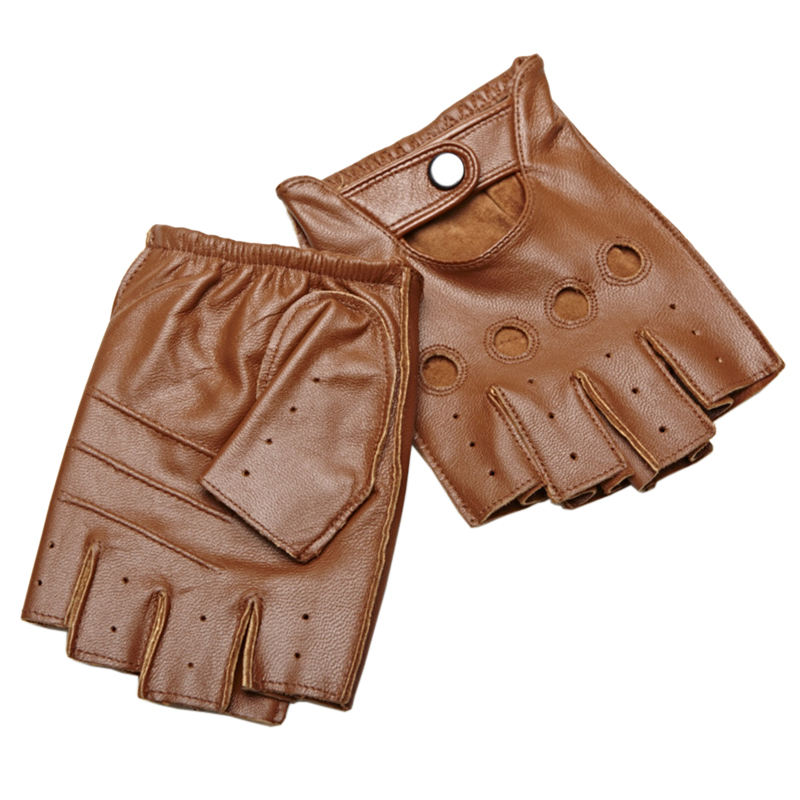 High Quality Man's Half Finger - Leather Driving Glove avis et prix