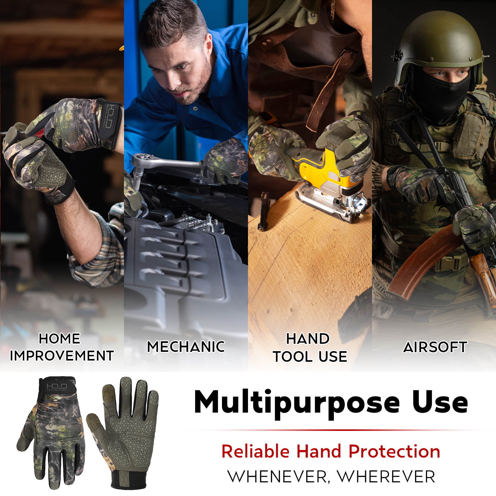 Handlandy Stock Full Finger Ca - Work Glove Impact avis et prix