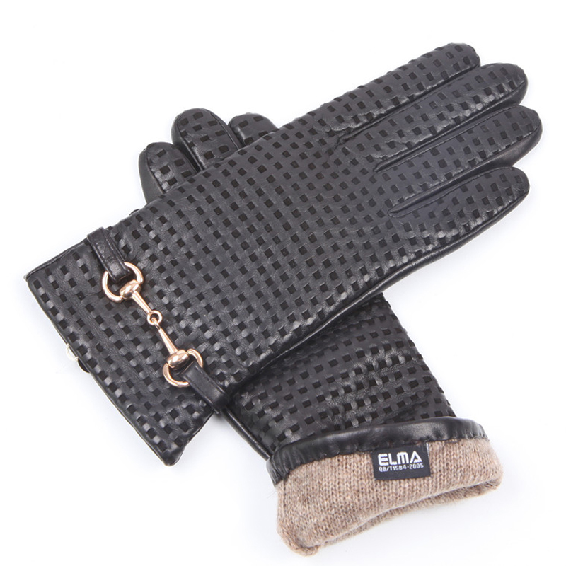 Real Leather Gloves Female The - Wool Glove Lined avis et prix