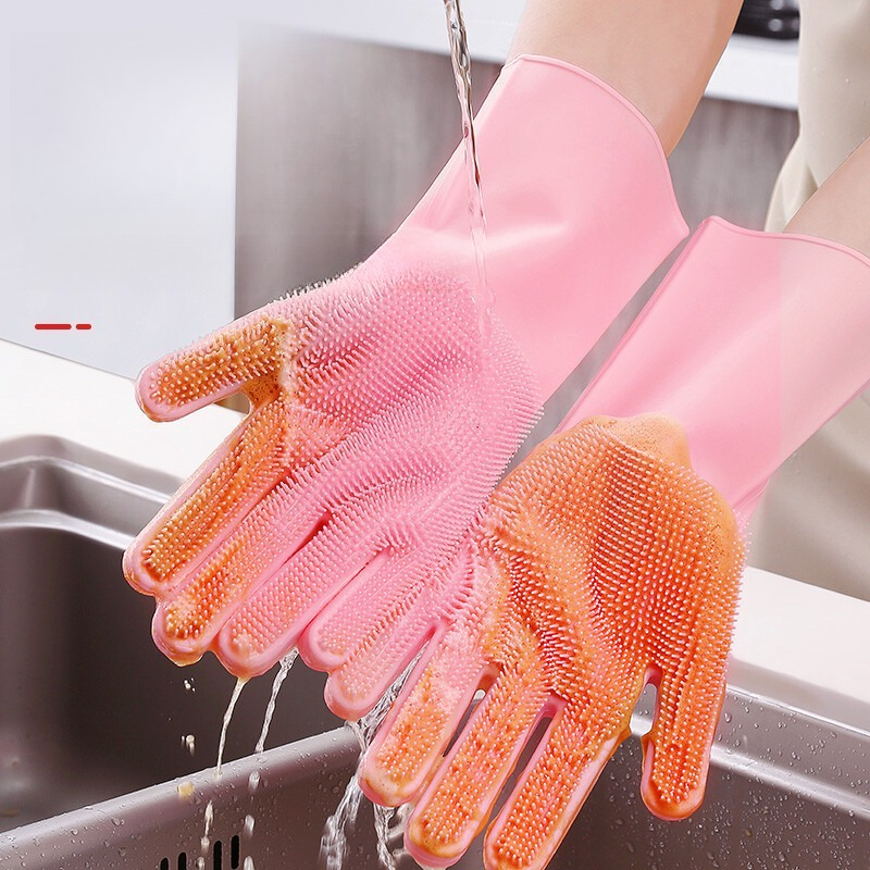 Silicone Dishwashing Gloves, M - Dish Glove Rubber avis et prix