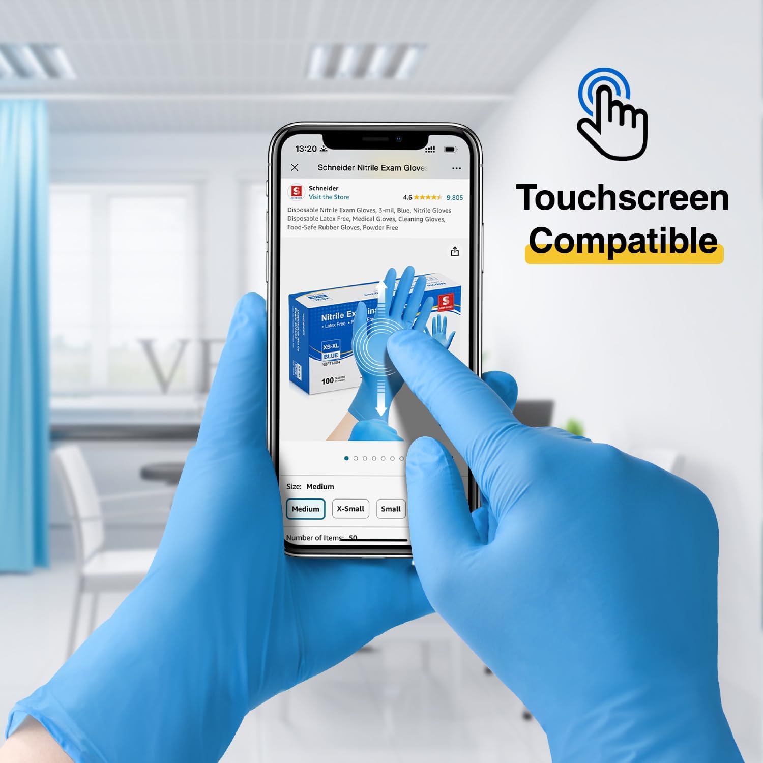 Nitrile Exam Gloves, Medical G - Exam Glove Nitrile avis et prix