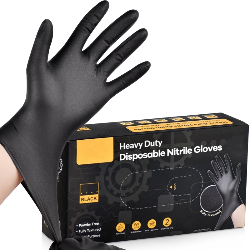 20PCS Black Disposable Nitrile - Nitrile Mechanic Glove avis et prix