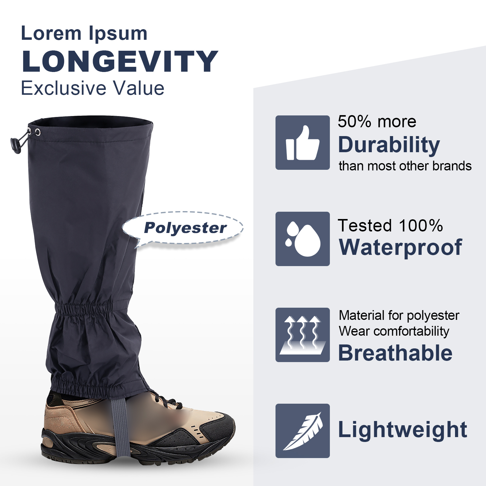 Lixada Gaiters Outdoor Skiing  - Ski Glove Waterproof avis et prix