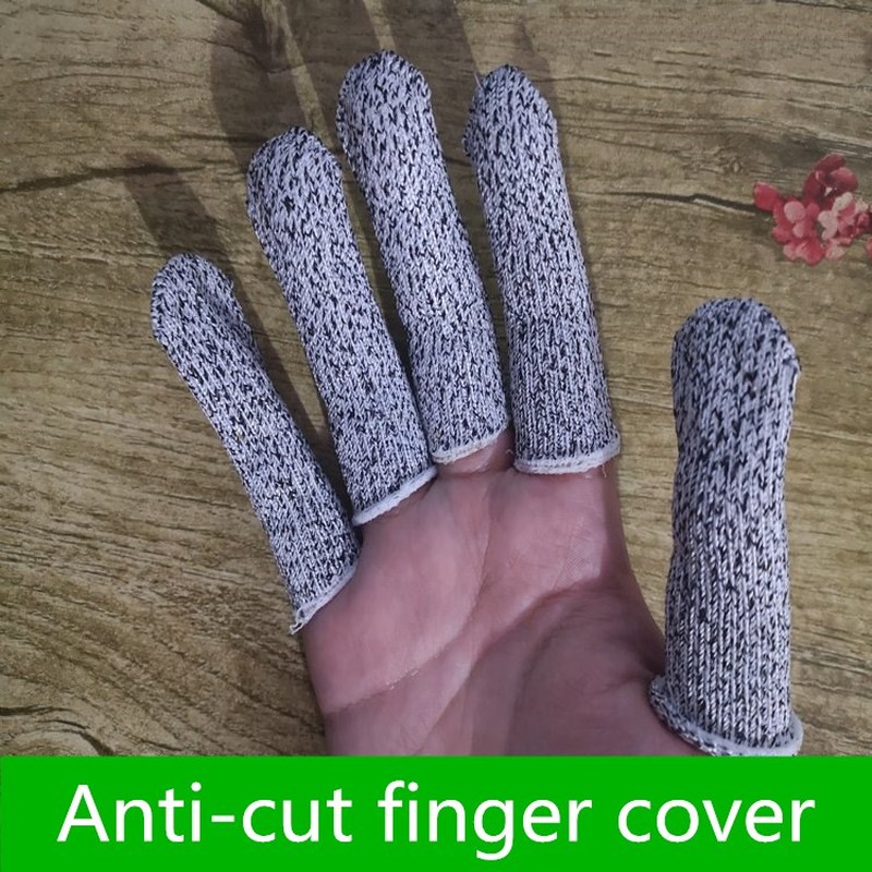 5pcs!  Anti-cut Finger Cots Le - Cut Resistant Glove avis et prix