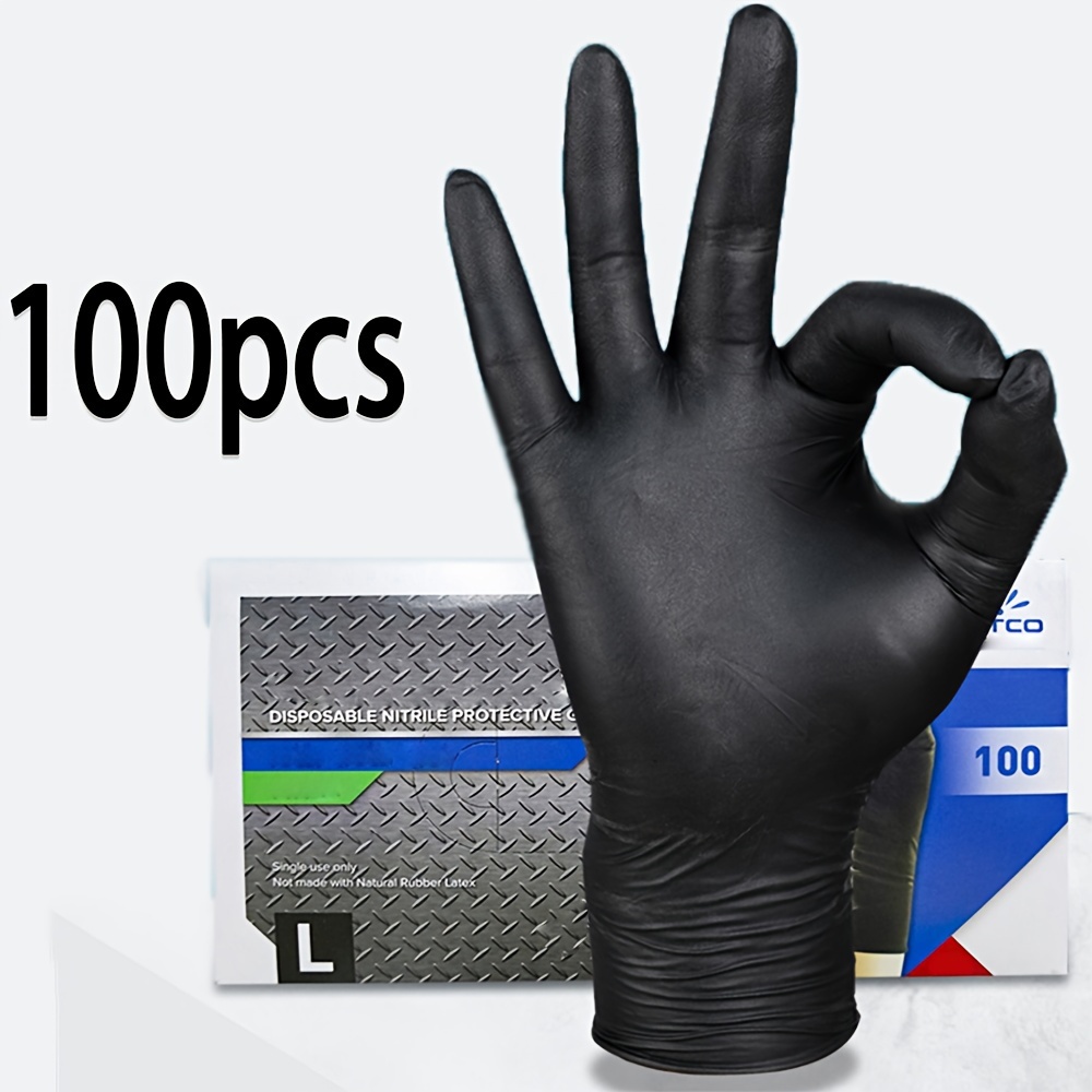Black Nitrile Disposable Glove - Nitrile Mechanic Glove avis et prix