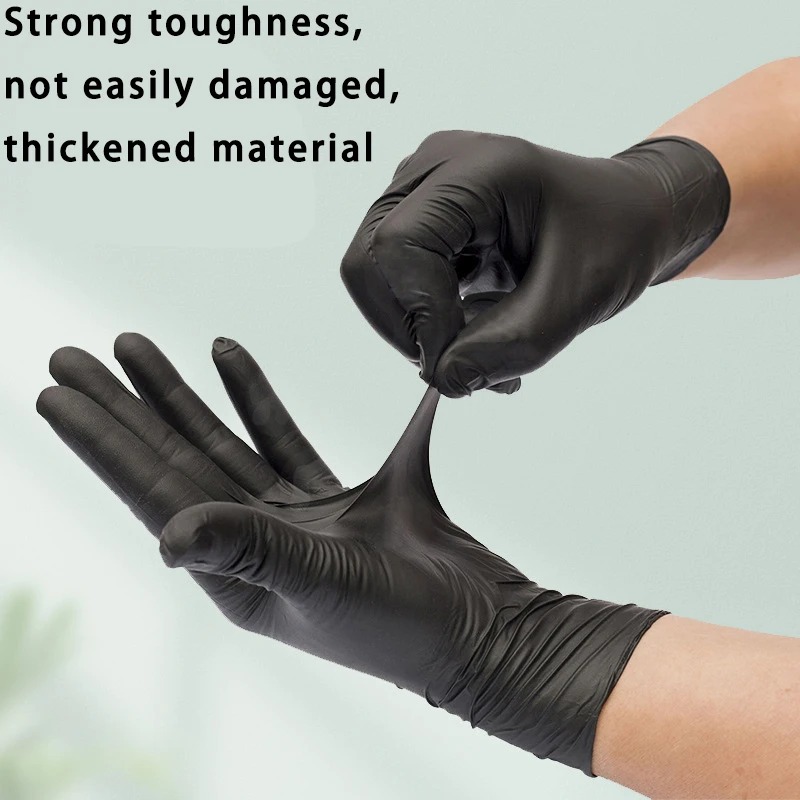 Black Nitrile Disposable Glove - Nitrile Mechanic Glove avis et prix