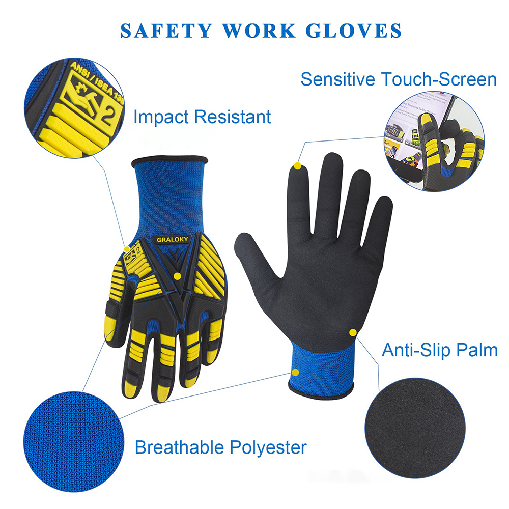 ANSI Level 2 Impact Resistant  - Work Glove Impact avis et prix