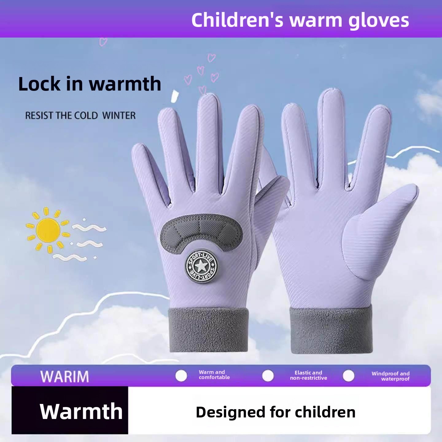 Children's Ski Gloves Winter W - Winter Glove Insulated avis et prix