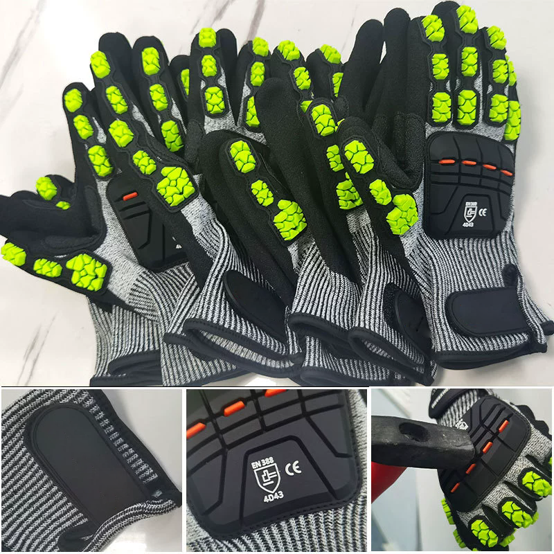 HPPE anti-cutting gloves, TPR  - Cut Resistant Glove avis et prix