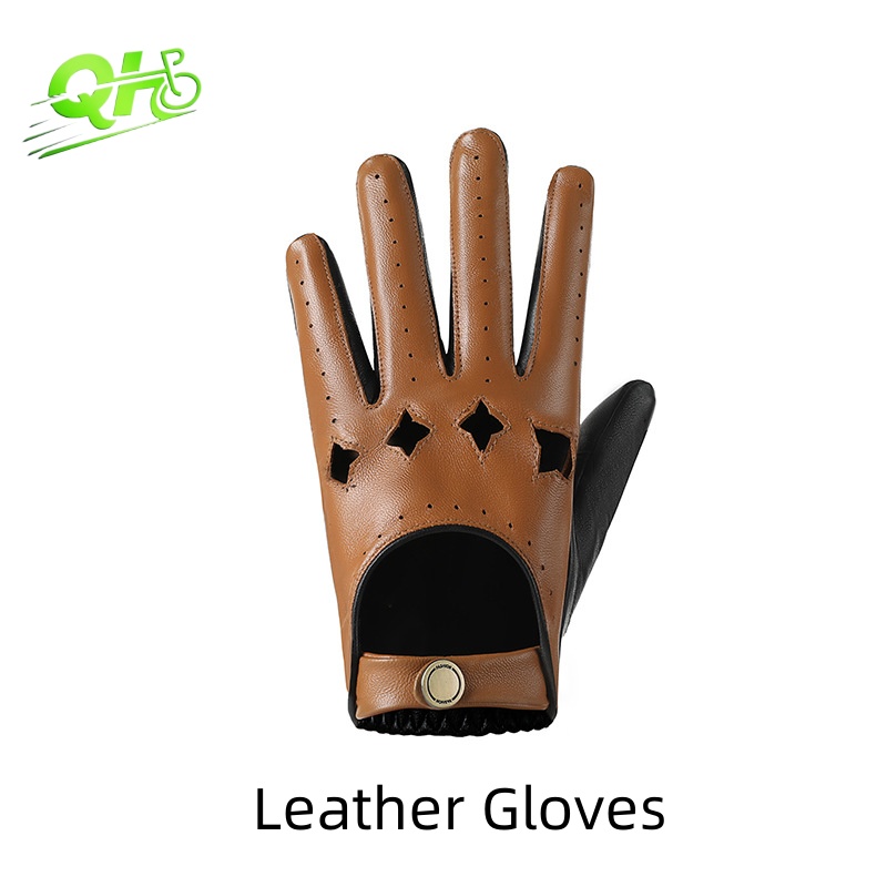 Men Leather Gloves Motorcycle  - Leather Driving Glove avis et prix