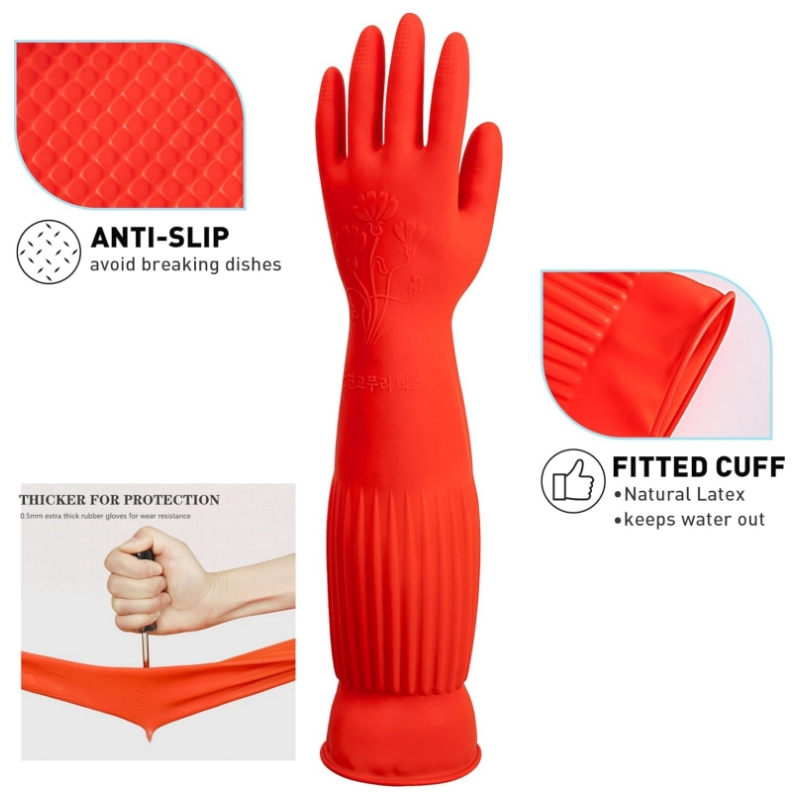 45CM Extra-Long Rubber Cleanin - Dish Glove Rubber avis et prix
