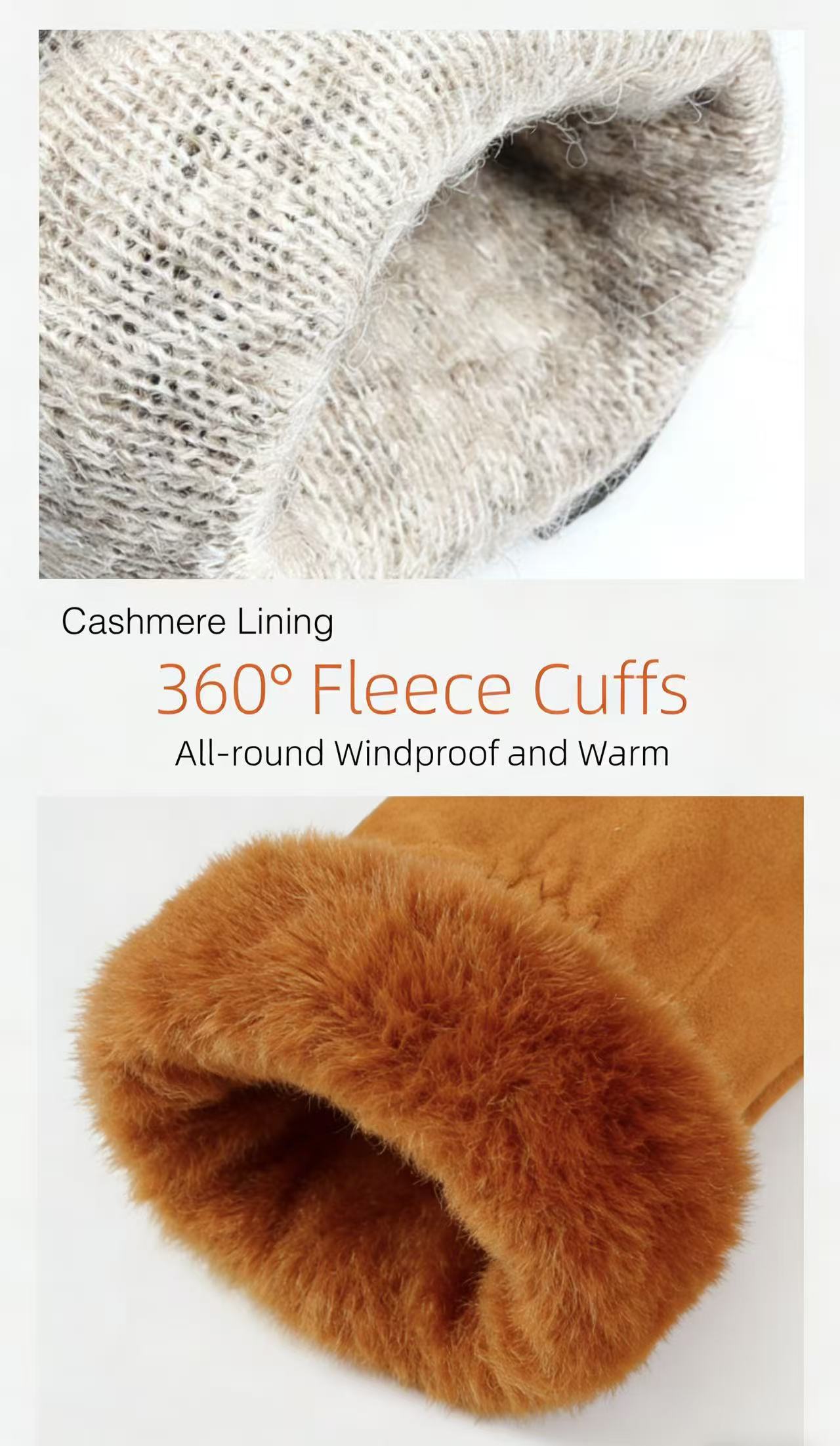 Women's Deerskin Warm Gloves A - Wool Glove Lined avis et prix