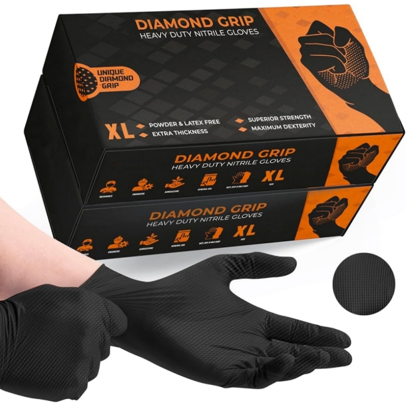 Black Heavy Duty Nitrile Dispo - Nitrile Mechanic Glove avis et prix